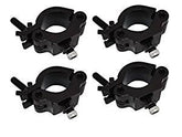 4x Global Truss Half Coupler Clamp (Schwarz 500kg)